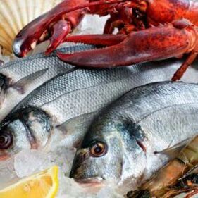 Akdeniz diyeti için deniz ürünleri